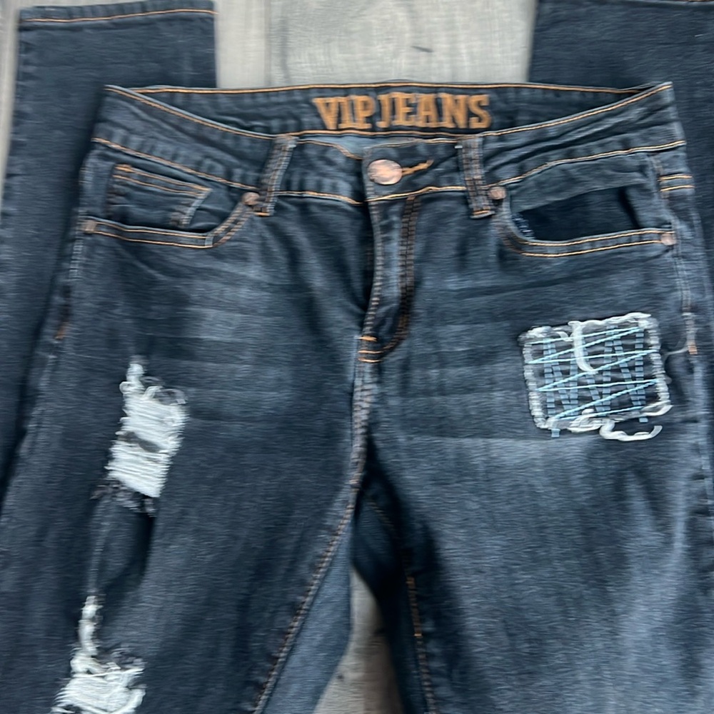 VIP Jeans distressed, skinny stretch 9/10